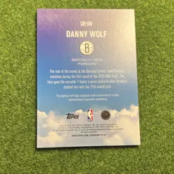 Topps 2025-26 Contemporary Marks Danny Wolf RC Auto Brooklyn Nets #CM-DW - Image 2