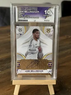 Jude Bellingham 41/50 Auto - Topps Reverence - Gem Mint 10 - Image 1