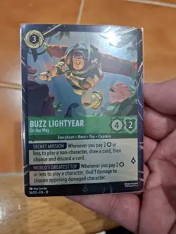 Buzz Lightyear On The Way Lorcana Wilds Unknown Disney Parks Exclusive Promo - Image 3