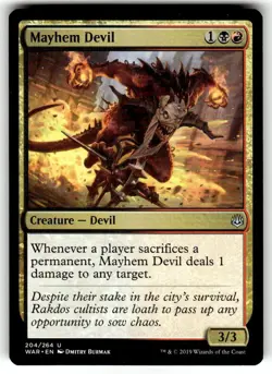 Mayhem Devil War of the Spark Regular MTG - Image 1