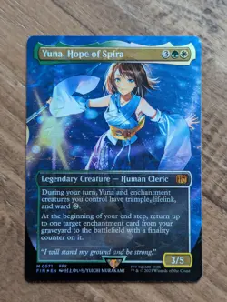 Yuna, Hope of Spira (Borderless) (Chocobo Track Foil) Final Fantasy Foil - Image 1