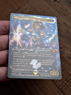 Yuna, Hope of Spira (Borderless) (Chocobo Track Foil) Final Fantasy Foil - Image 3
