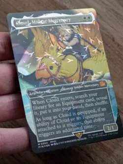 Cloud, Midgar Mercenary (Borderless) (Chocobo Track Foil) Final Fantasy Foil - Image 3