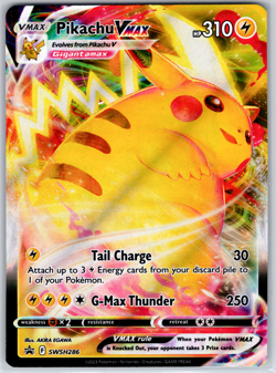 Pokemon Pikachu VMAX SWSH286 Promo Card - Image 1