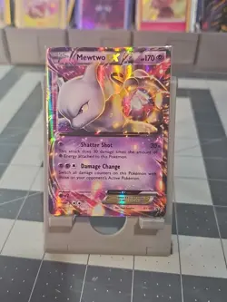 Mewtwo EX - XY107 - Pokemon XY Promo Ultra Rare Card LP - Image 1
