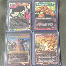 Magic The Gathering: Marvel 4 Card Lot Never Played Near Mint - Image 1