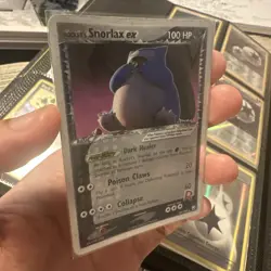 Pokemon TCG Rocket's Snorlax ex Ultra Rare 104/109 Team Rocket Returns Holo - Image 4