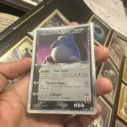 Pokemon TCG Rocket's Snorlax ex Ultra Rare 104/109 Team Rocket Returns Holo - Image 5