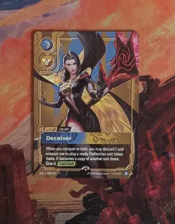 Leblanc Riftbound Metal Prize Wall Card - Image 1