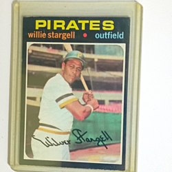 Topps 1971 Topps Willie Stargell #230 Pittsburgh Pirates Autographed Card - Image 1