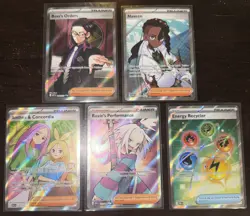Pokemon Full Art Trainer Cards Lot Of 5 Ascended Heroes TCG Mint Condition PSA - Image 1
