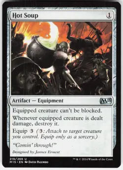 Hot Soup 219 Uncommon Magic 2015 (M15) Magic: The Gathering Lightly Played - Image 1