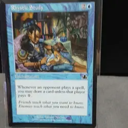 Wizards of the Coast MTG Rhystic Study Prophecy Enchantment Rare Blue - Image 1