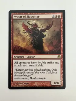 Avatar of Slaughter MTG Magic the Gathering Card NM Near Mint C13 - Image 1
