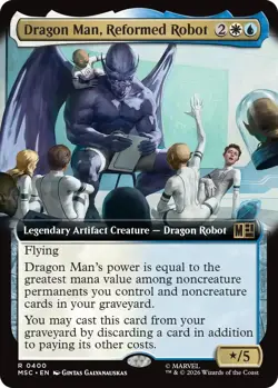 Dragon Man, Reformed Robot (Extended Art) - 400 - Commander: Marvel Super Her... - Image 1