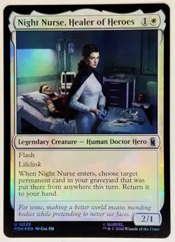Night Nurse, Healer of Heroes 0026 | Marvel Super Heroes Foil Uncommon MTG - Image 1