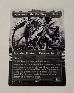 MTG Karumonix, the Rat King (Showcase) Phyrexia All Will Be One NM - Image 1