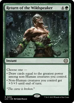 Return of the Wildspeaker 252 Commander: The Lost Caverns of Ixalan NM - Image 1