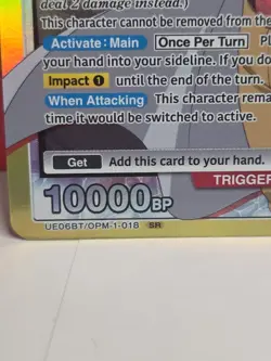 Saitama (018) - UE06BT/OPM-1-018 One Punch Man Union Arena + FREE CARD - Image 4