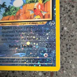 Pokemon TCG Marill 11/18 Southern Islands Reverse Holo w/ Swirl - Image 4