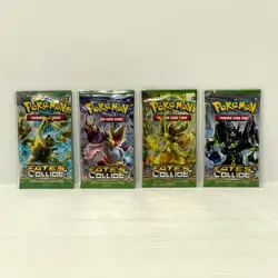 4x XY Fates Collide Art Set Sealed Pokemon Card Booster Pack - Image 1