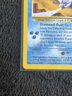 Pokemon Articuno #22 Black Star Promo 2000 WOTC Movie Card LP/MP Vintage - Image 5