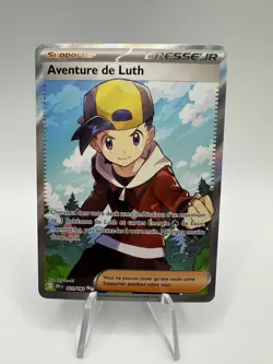 Ethan's Adventure 221/182 Full Art Ultra Rare French Destined Rivals Pokemon NM - Image 1