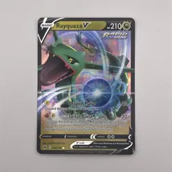 Pokemon Rayquaza V 100/159 Evolving Skies Ultra Rare Holo Rapid Strike 210 HP - Image 1