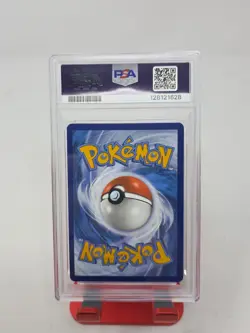 2024 Pokemon TEF EN Temporal Forces #211 Mortys Conviction SIR PSA 9 - Image 2