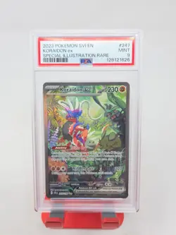 Pokemon Koraidon EX 247/198 SVI EN Special Illustration Rare PSA 9 Graded - Image 1