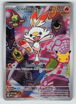 Scorbunny 053 Promo ME: Mega Evolution Promo Pokemon Holo Near Mint - Image 1