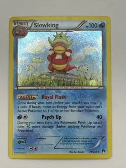 Pokemon TCG Slowking 21/122 Breakpoint Holo Rare English Stage 1 LP - Image 1