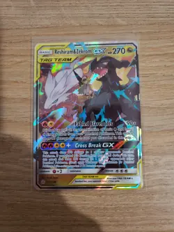Pokemon TCG Reshiram & Zekrom GX 157/236 Cosmic Eclipse Tag Team NM - Image 1