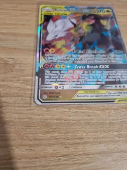 Pokemon TCG Reshiram & Zekrom GX 157/236 Cosmic Eclipse Tag Team NM - Image 2