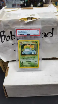 1999 VENUSAUR HOLO RARE BASE SET POKEMON TCG PSA 7 NEAR MINT #15/102 - Image 1