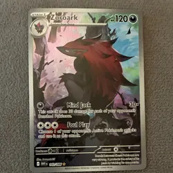 Pokemon TCG Zoroark 143/086 Sv: White Flare Full Art Holo EN Illustration Rare - Image 3