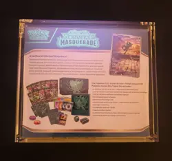 Pokemon Twilight Masquerade Pokemon Center ETB New Factory Sealed w/acrylic case - Image 2