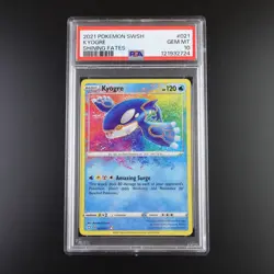 PSA 10 Kyogre 021/072 Pokemon Shining Fates Amazing Rare Holo Graded Card - Image 1