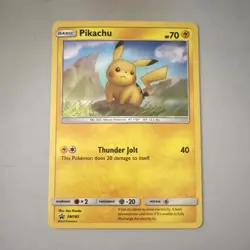 Pikachu SM Promo SM183 Holo Basic 70 HP English Aya Kusube Pokemon TCG - Image 1