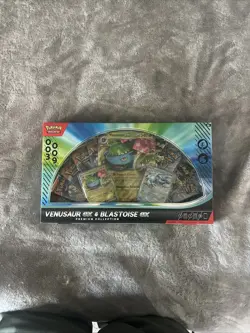 Pokemon TGC: Venusaur ex and Blastoise ex Premium Collection GameStop IN HAND - Image 1