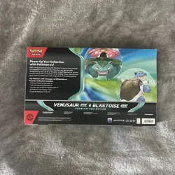 Pokemon TGC: Venusaur ex and Blastoise ex Premium Collection GameStop IN HAND - Image 2