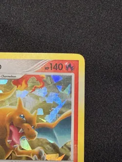 Nintendo Pokemon TCG Charizard 1/99 Platinum Cracked Ice Holo Rare Lv.60 HP 140 - Image 3