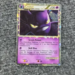 Crobat Prime 84/95 HS Unleashed Holo Pokemon TCG Heavily Played HP Card Ultra Ra - Image 1