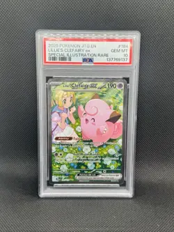 PSA 10 Lillie’s Clefairy ex 184/159 SIR - Journey Together Pokemon - Image 1