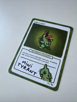 Larvitard (Larvitar) 11/90 - Pokedoodles Set 2 Fan Art- Pokemon - Image 2
