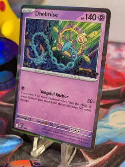 Pokemon Dhelmise - Pitch Black - MEP 084 - Prerelease Promo - Near Mint - Image 4