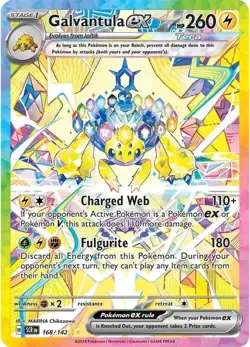 Pokemon TCG Galvantula ex 168/142 Special Illustration Rare Stellar Crown NM/M - Image 1
