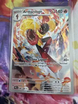 Pokemon Armarouge Illustration Rare #086/084 Pitch Black - Image 1