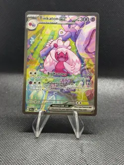 Pokemon TCG Scarlet & Violet Paldea Evolved Tinkaton EX 262/193 Sir NM - Image 1
