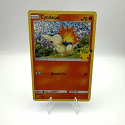 Cyndaquil 010/025 McDonald's 25th Anniversary Holo Promo Basic 70HP EN 2021 - Image 1